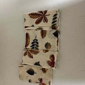 Autumn Leaf Print Fabric Napkins (set of 4)